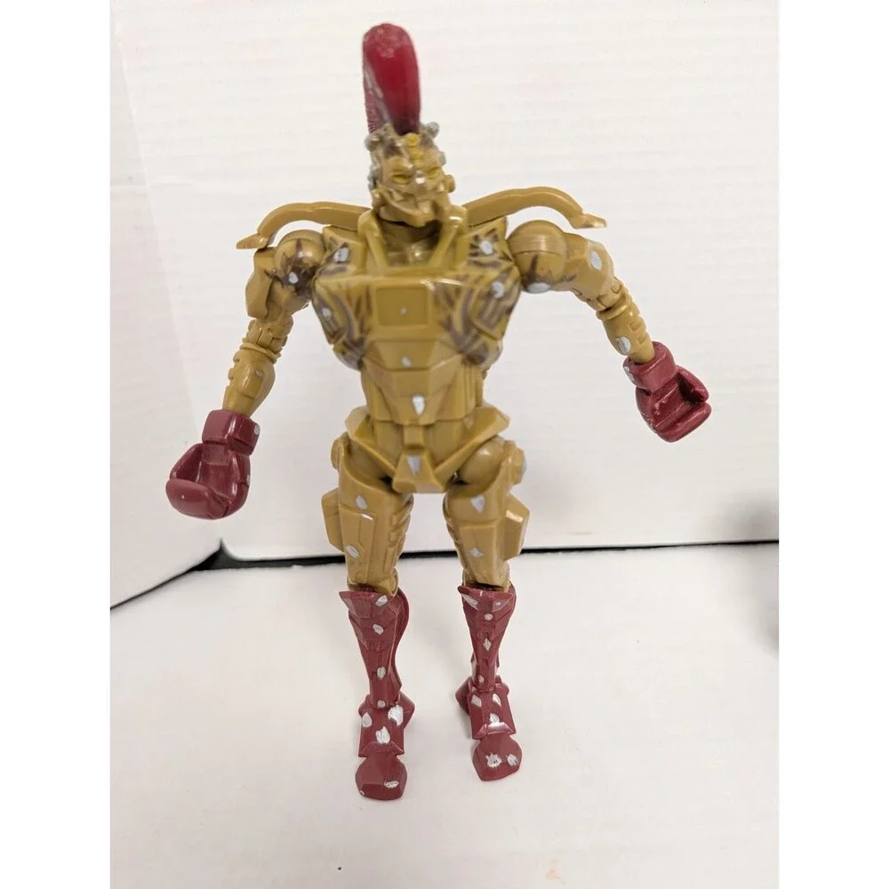 Real Steel MIDAS Gold Blooded 2011 Jakks Pacific Figure & He.Man Moto